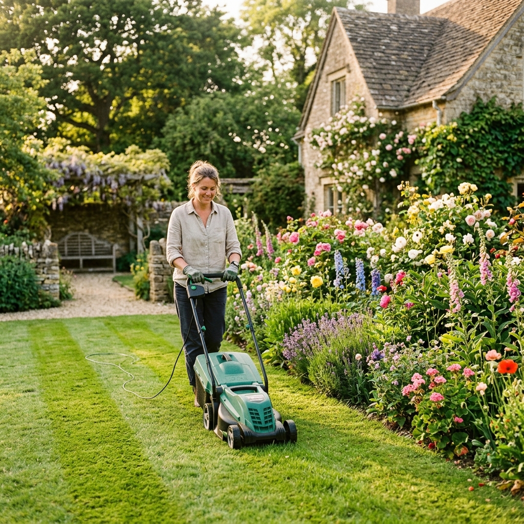 Best Electric Lawn Mower for Small Gardens UK (2024): Top Picks & Buyer’s Guide - UK gardening & garden tools guide