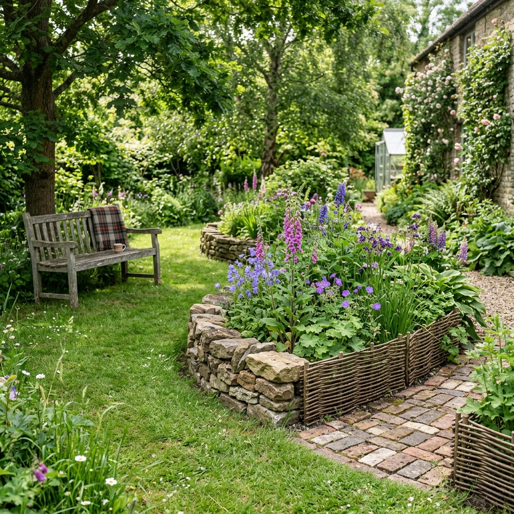 Cheap garden edging ideas UK for 2026 – budget-friendly garden borders.