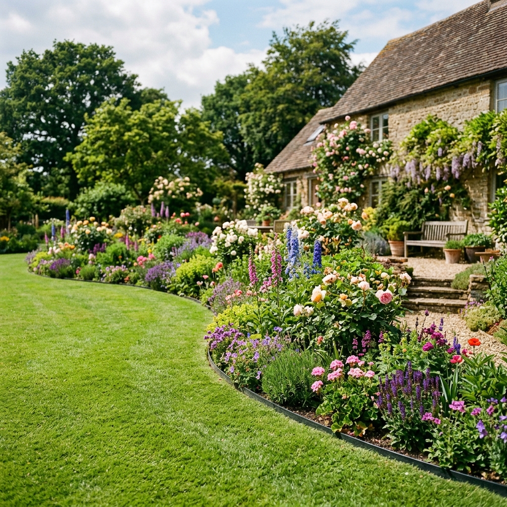 Flexible plastic lawn edging UK options & top picks 2024 guide.