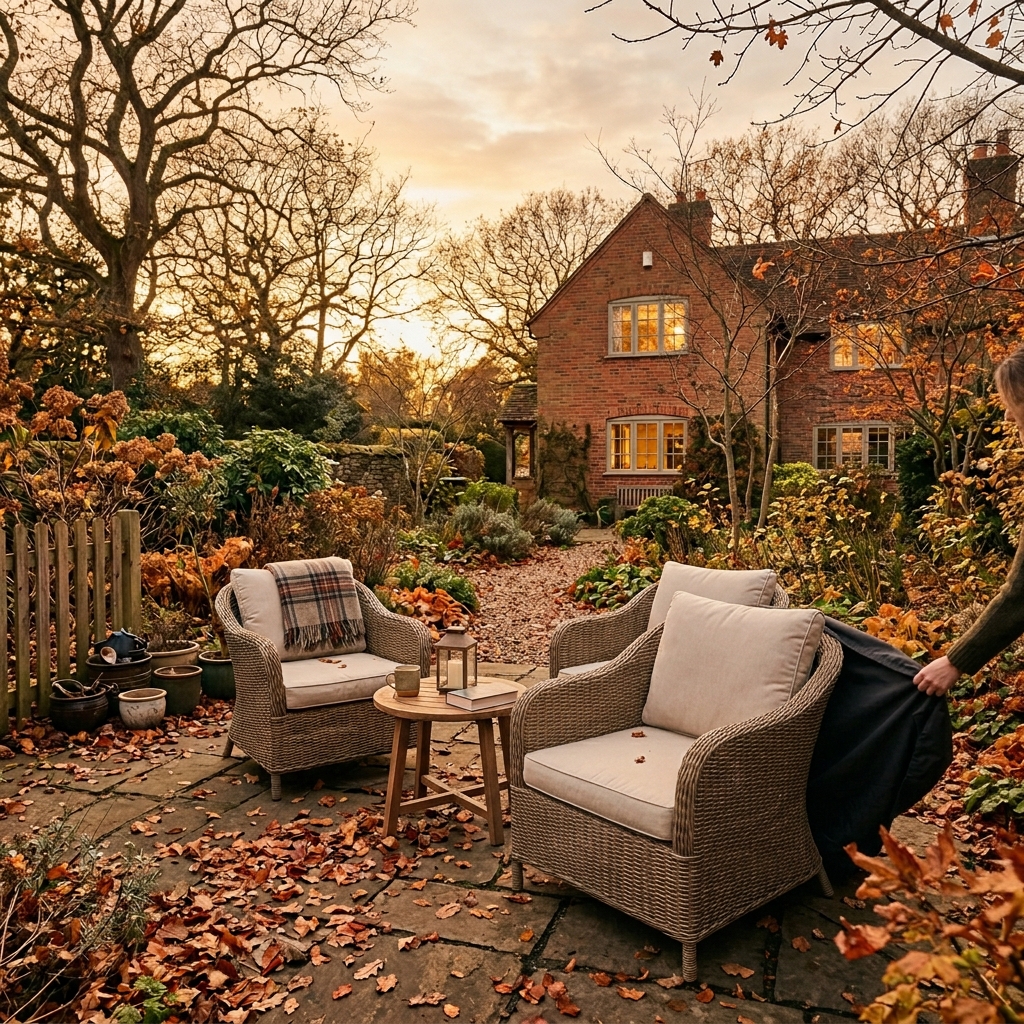 Winter proofing garden furniture 2026: protect seats & tables from frost.