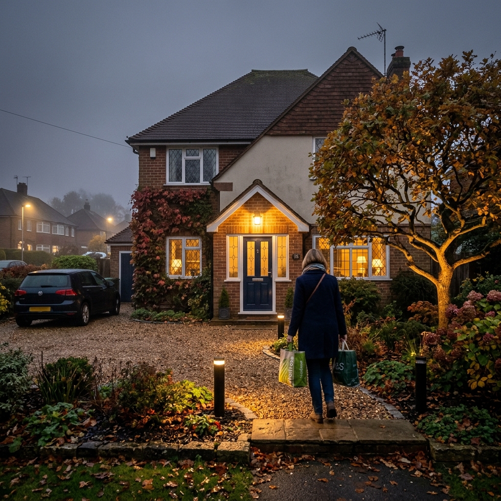 Motion sensor outdoor lights UK guide & reviews 2024. Security lighting options.