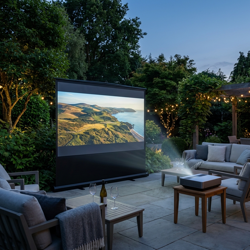 Best Outdoor Projector Screens UK 2026: Reviews & Buying Guide