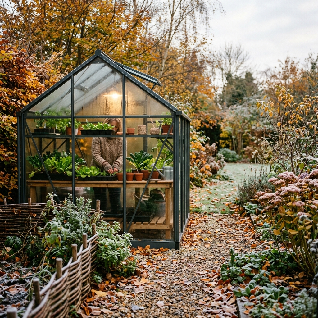 Small greenhouse UK filled with thriving plants, 2024 guide.