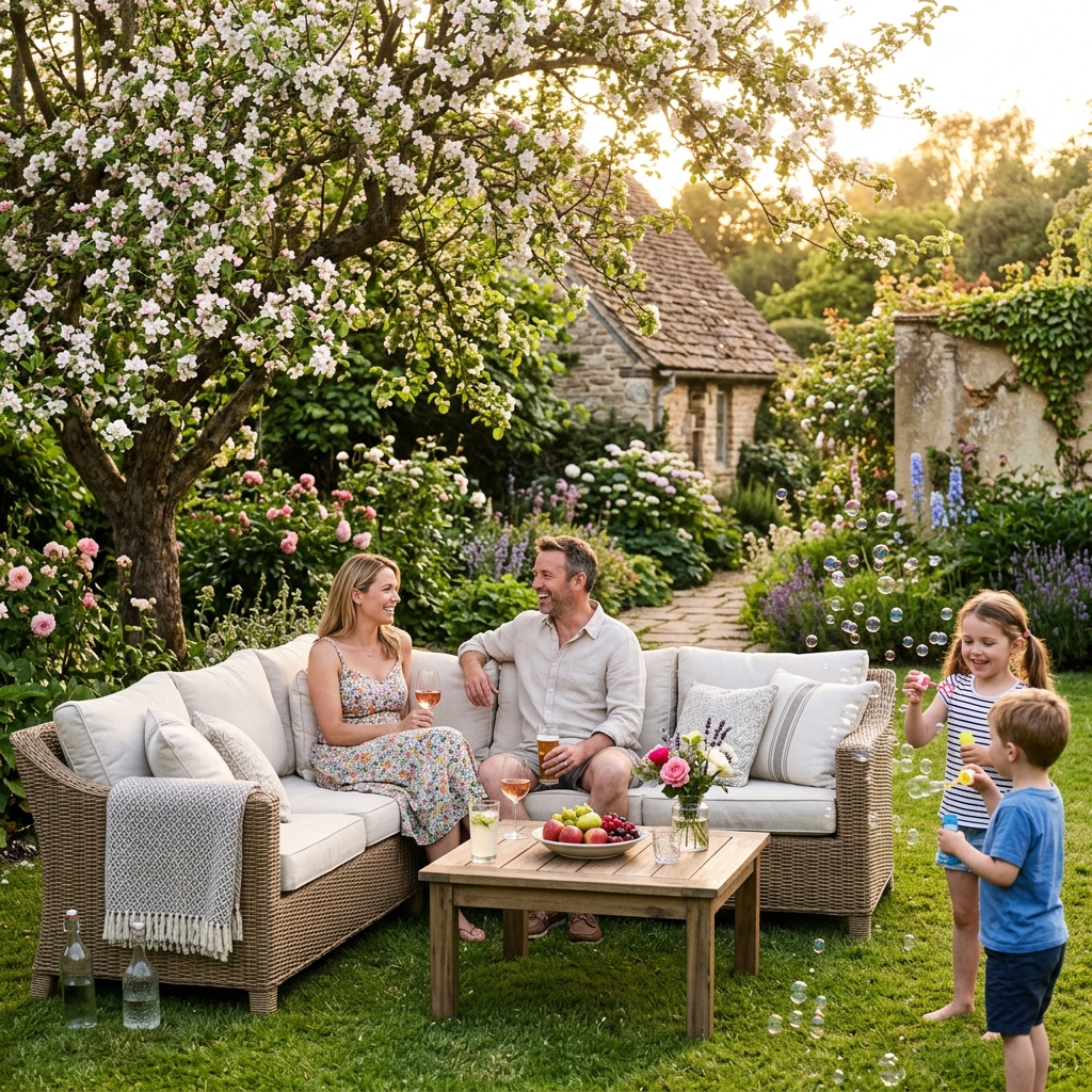 Wicker garden furniture sale UK 2026: Stylish sets for patios & gardens.